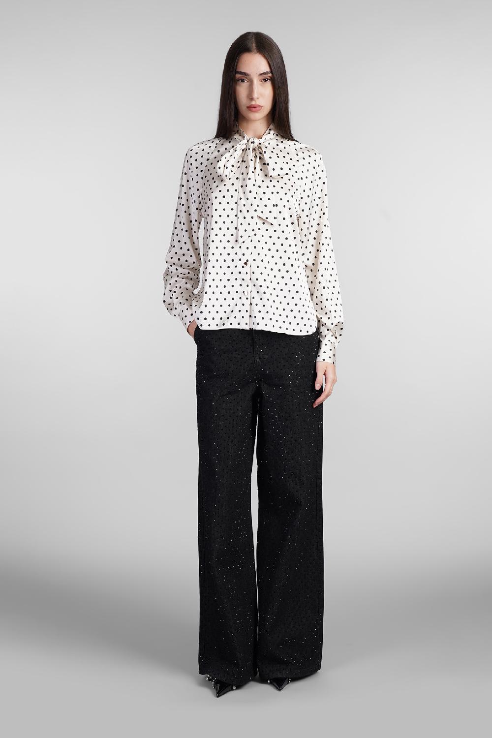 Deliberti Self Portrait Blusa In Poliestere Beige Cod. 408243 - Deliberti The Luxury Shopping