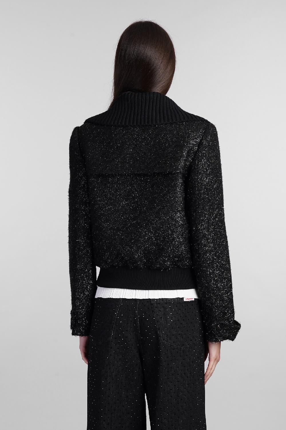 Deliberti Self Portrait Bomber In Poliestere Nero Cod. 408244 - Deliberti The Luxury Shopping