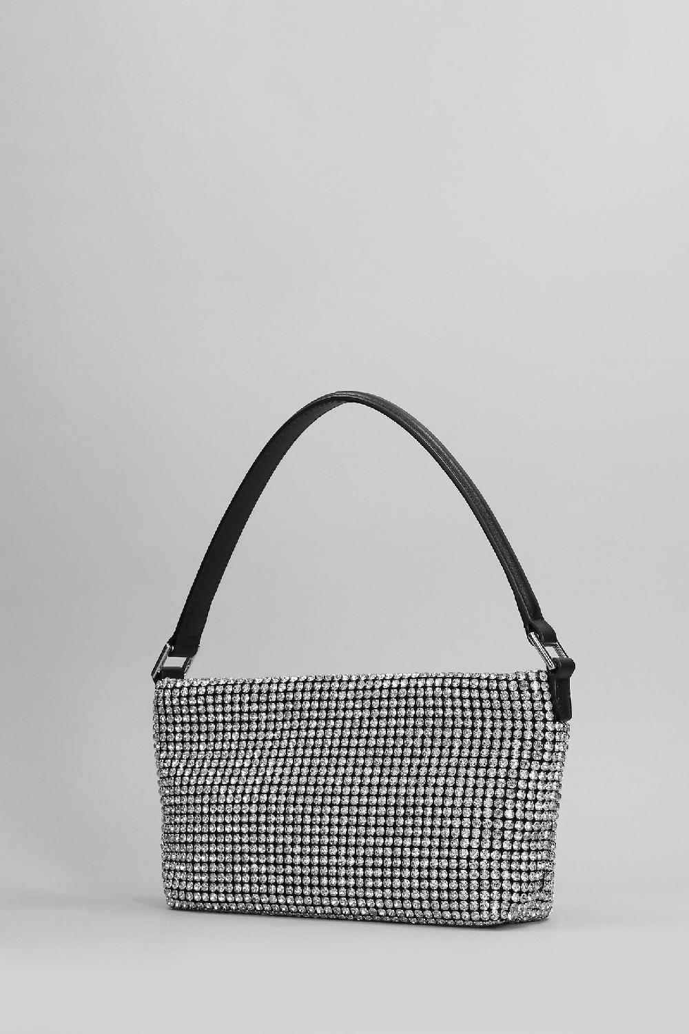 Deliberti Self Portrait Borsa A Mano Diamante Small In Vetro Argento Cod. 399681 - Deliberti The Luxury Shopping