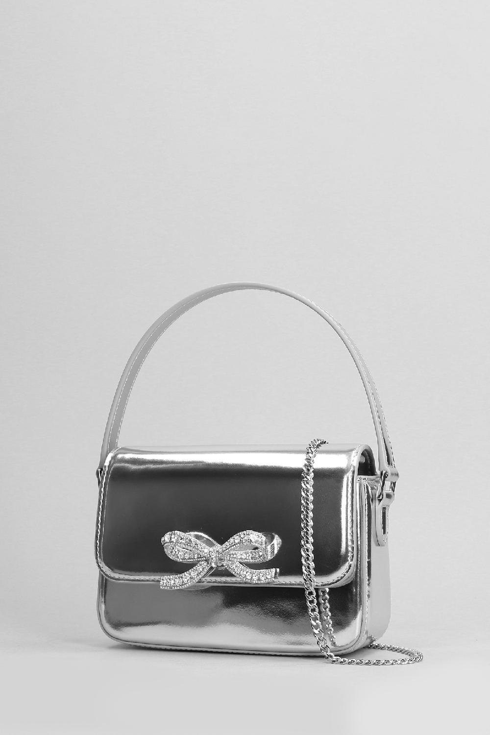 Deliberti Self Portrait Borsa A Mano In Pelle Argento Cod. 403724 - Deliberti The Luxury Shopping