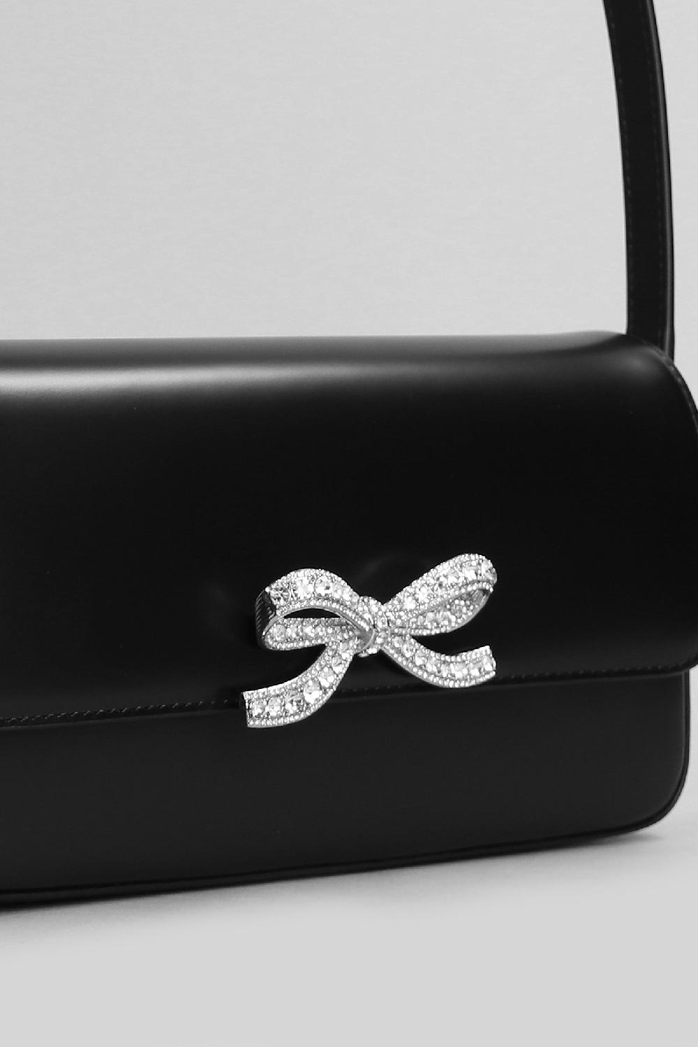 Deliberti Self Portrait Borsa A Mano In Pelle Nera Cod. 403722 - Deliberti The Luxury Shopping