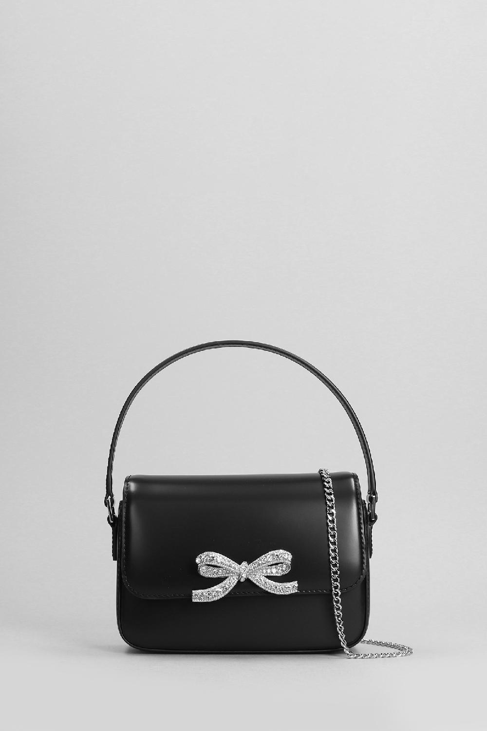 Deliberti Self Portrait Borsa a mano in pelle nera cod. 403723 - Deliberti The Luxury Shopping