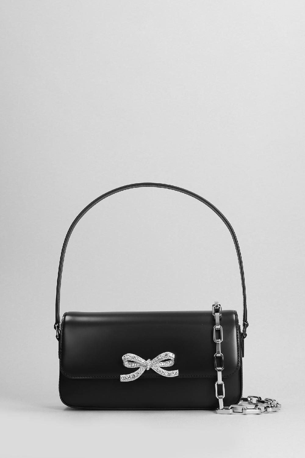 Deliberti Self Portrait Borsa a mano in pelle nera cod. 403722 - Deliberti The Luxury Shopping