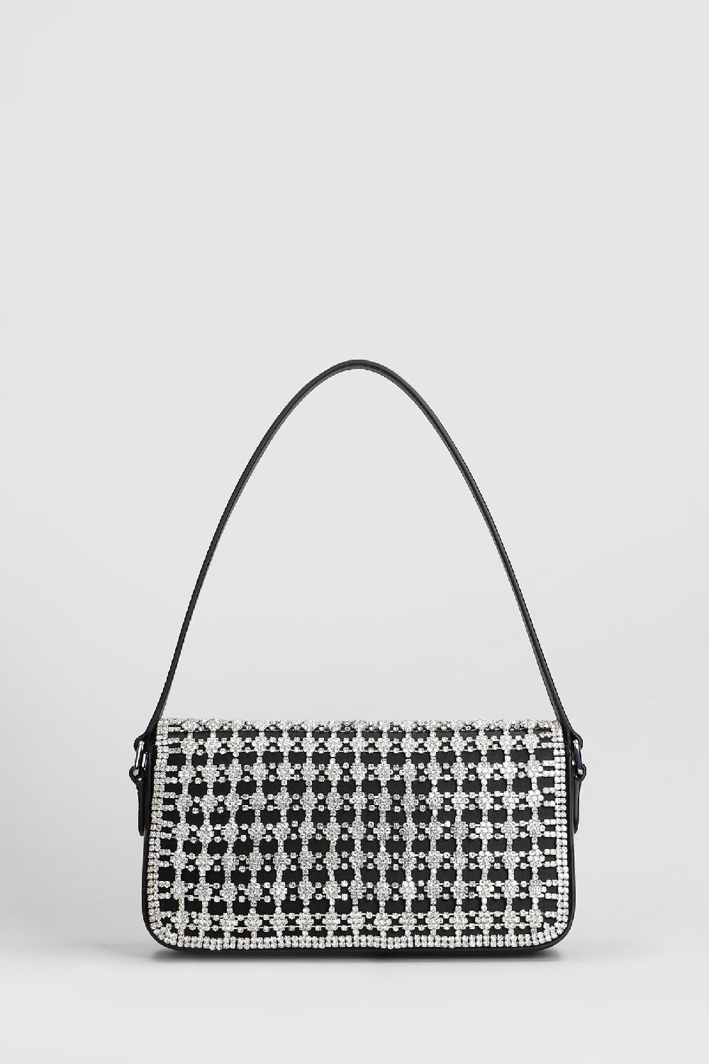 Deliberti Self Portrait Borsa A Spalla Crystal Baguette Bag In Poliestere Nero Cod. 408261 - Deliberti The Luxury Shopping