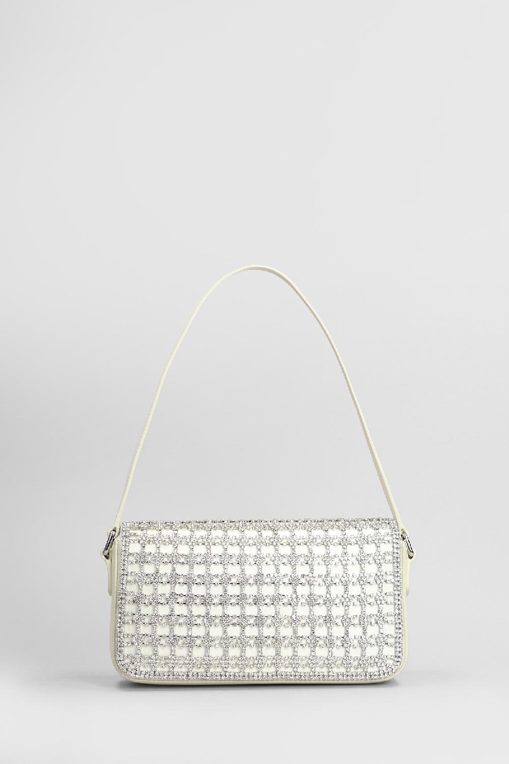 Deliberti Self Portrait Borsa A Spalla Crystal Baguette Bag In Poliestere Beige Cod. 408262 - Deliberti The Luxury Shopping