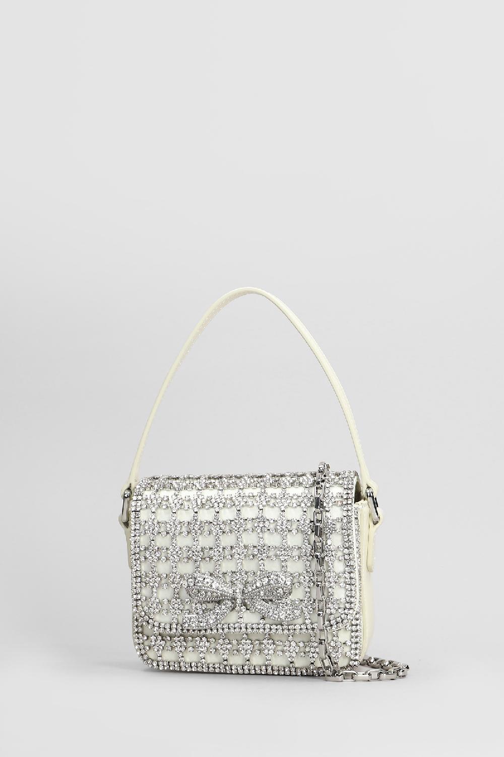Deliberti Self Portrait Borsa A Spalla Crystal Micro Bag In Poliestere Beige Cod. 408264 - Deliberti The Luxury Shopping