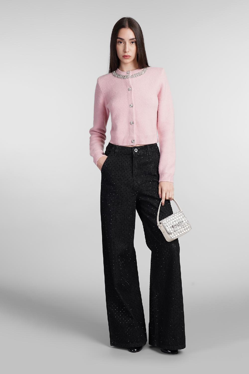 Deliberti Self Portrait Cardigan In Viscosa Rosa Cod. 408235 - Deliberti The Luxury Shopping