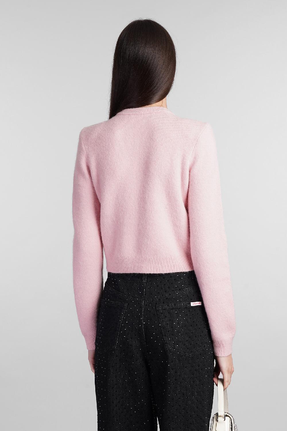 Deliberti Self Portrait Cardigan In Viscosa Rosa Cod. 408235 - Deliberti The Luxury Shopping