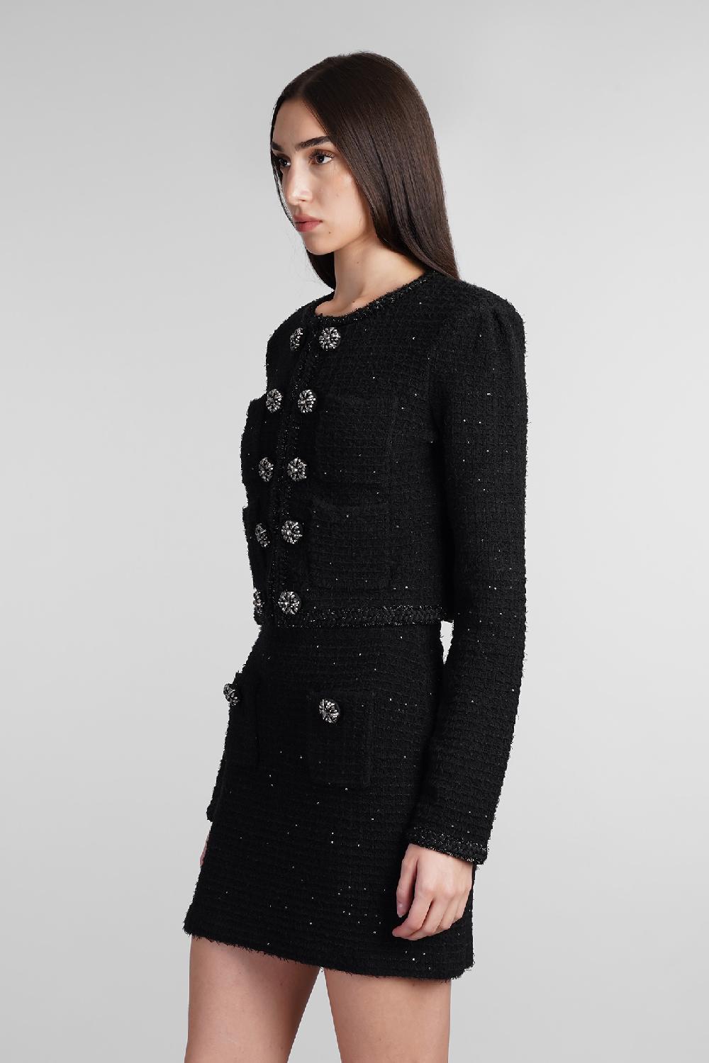 Deliberti Self Portrait Giacca Casual In Poliestere Nero Cod. 409106 - Deliberti The Luxury Shopping