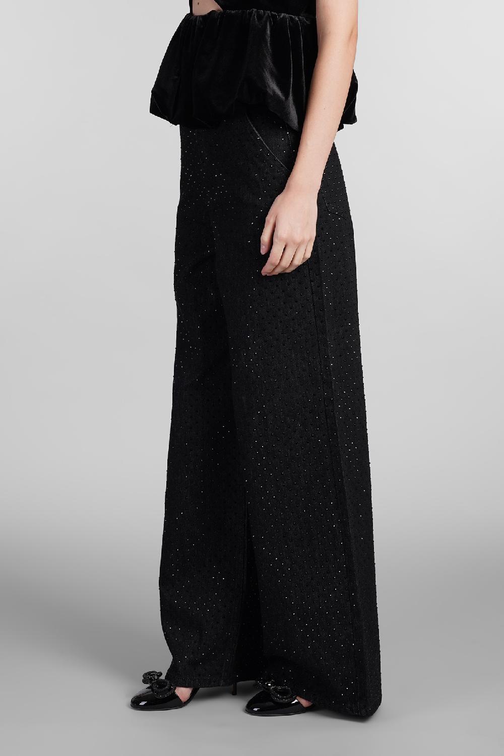 Deliberti Self Portrait Jeans In Cotone Nero Cod. 408234 - Deliberti The Luxury Shopping