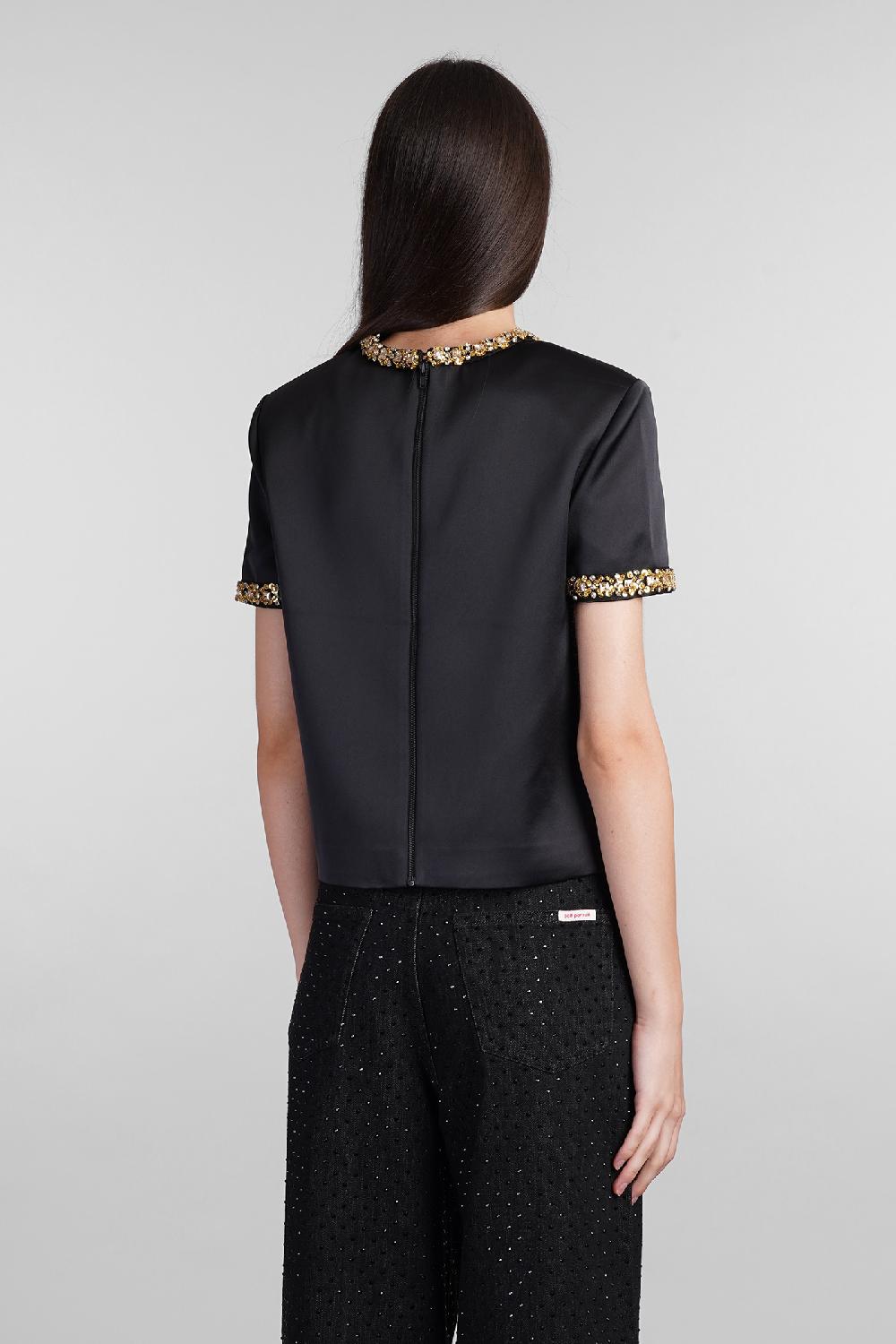 Deliberti Self Portrait Topwear In Poliestere Nero Cod. 408239 - Deliberti The Luxury Shopping
