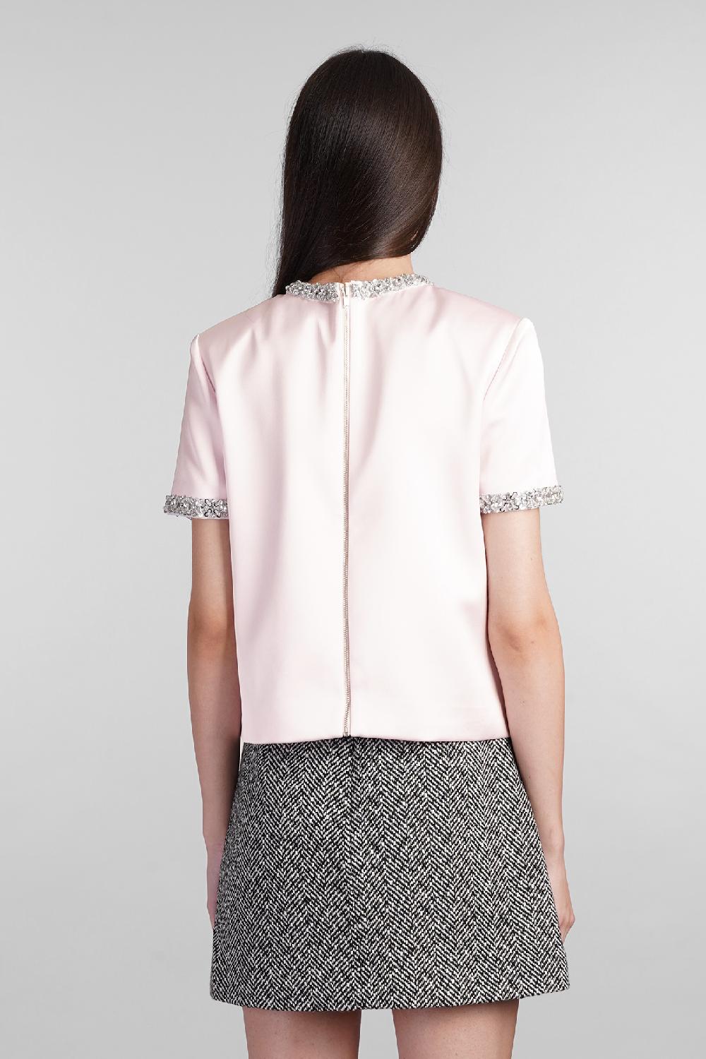 Deliberti Self Portrait Topwear In Poliestere Rosa Cod. 408240 - Deliberti The Luxury Shopping