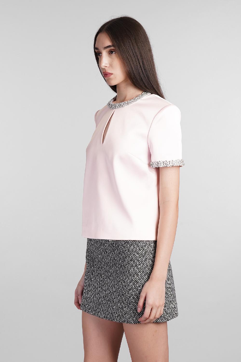 Deliberti Self Portrait Topwear In Poliestere Rosa Cod. 408240 - Deliberti The Luxury Shopping
