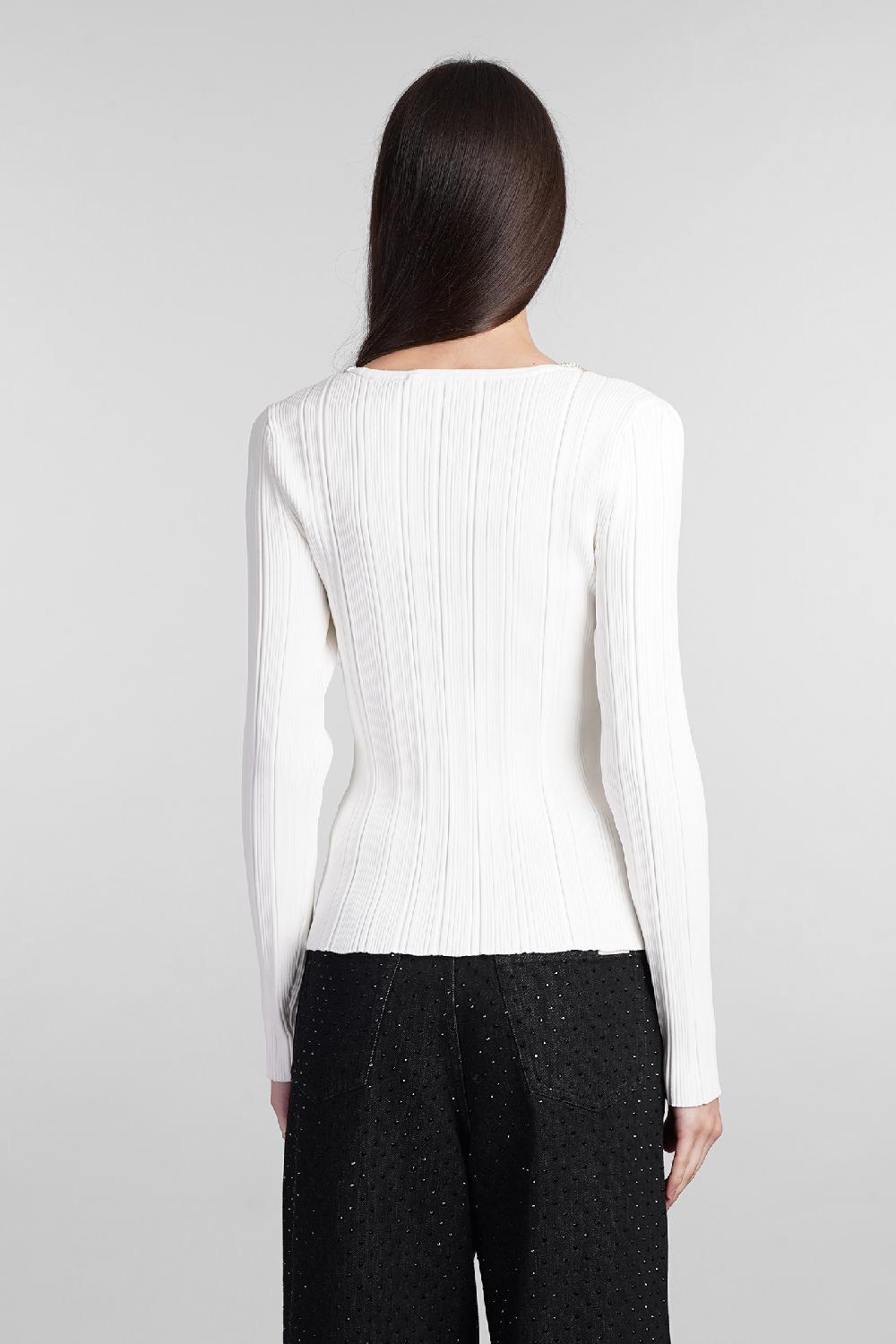 Deliberti Self Portrait Topwear In Viscosa Bianca Cod. 408237 - Deliberti The Luxury Shopping