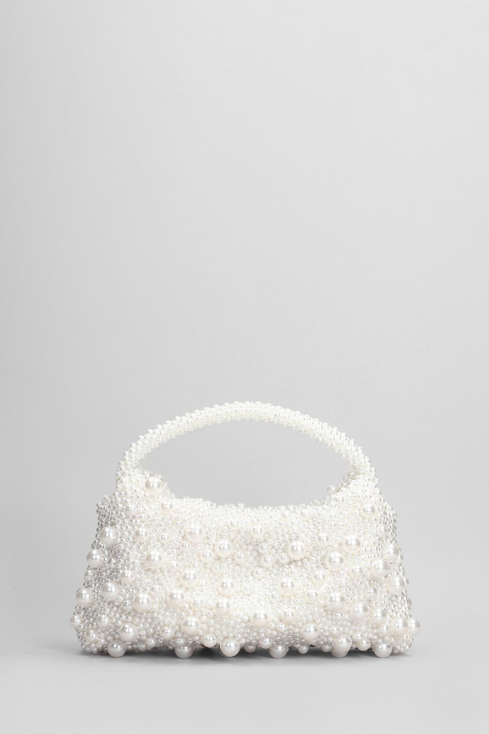 Deliberti Simkhai Borsa a mano ellerie pearl in resina bianca cod. 405367 - Deliberti The Luxury Shopping