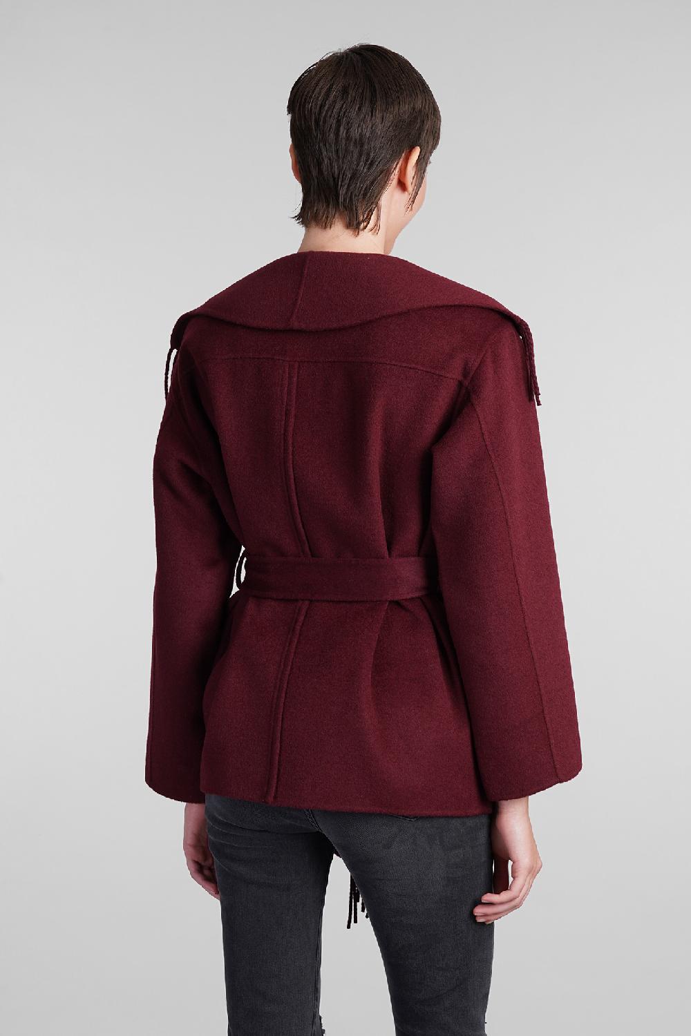 Deliberti Simkhai Giacca Casual Rowen In Lana Bordeaux Cod. 409625 - Deliberti The Luxury Shopping