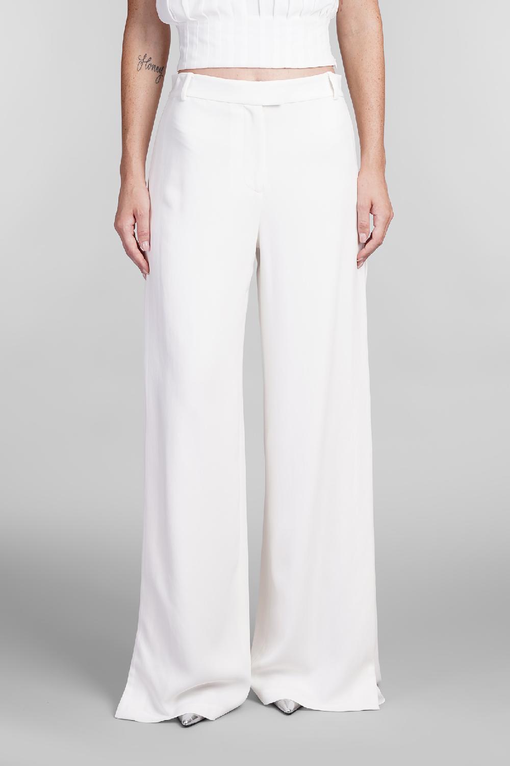 Deliberti Simkhai Pantalone lilo in acetato beige cod. 403505 - Deliberti The Luxury Shopping