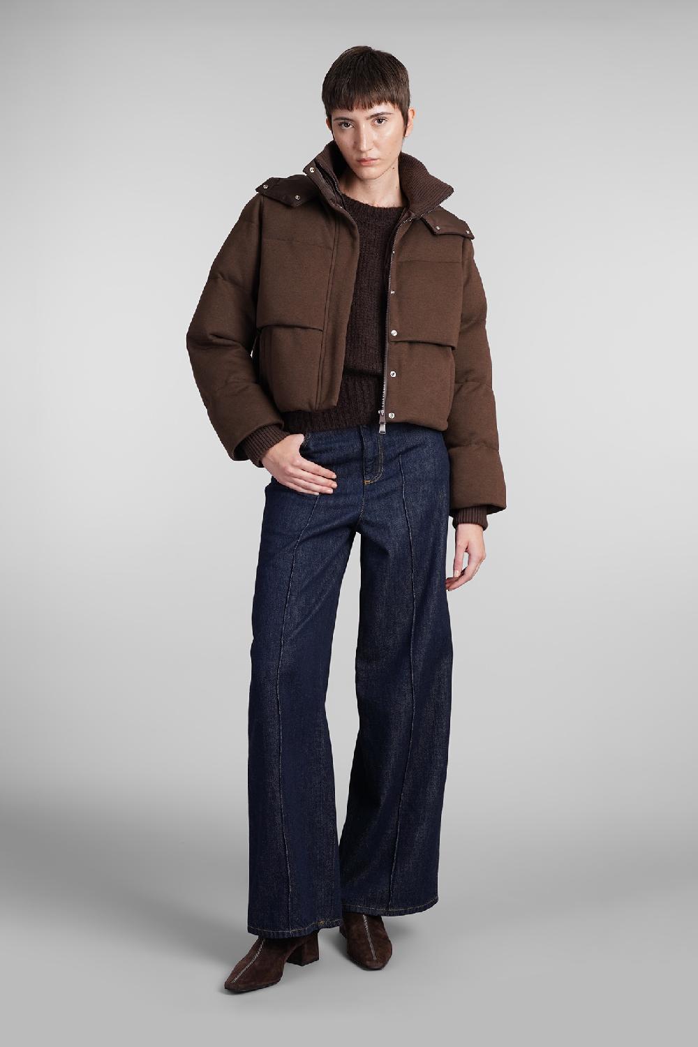 Deliberti Simkhai Piumino Lana In Poliestere Marrone Cod. 409623 - Deliberti The Luxury Shopping