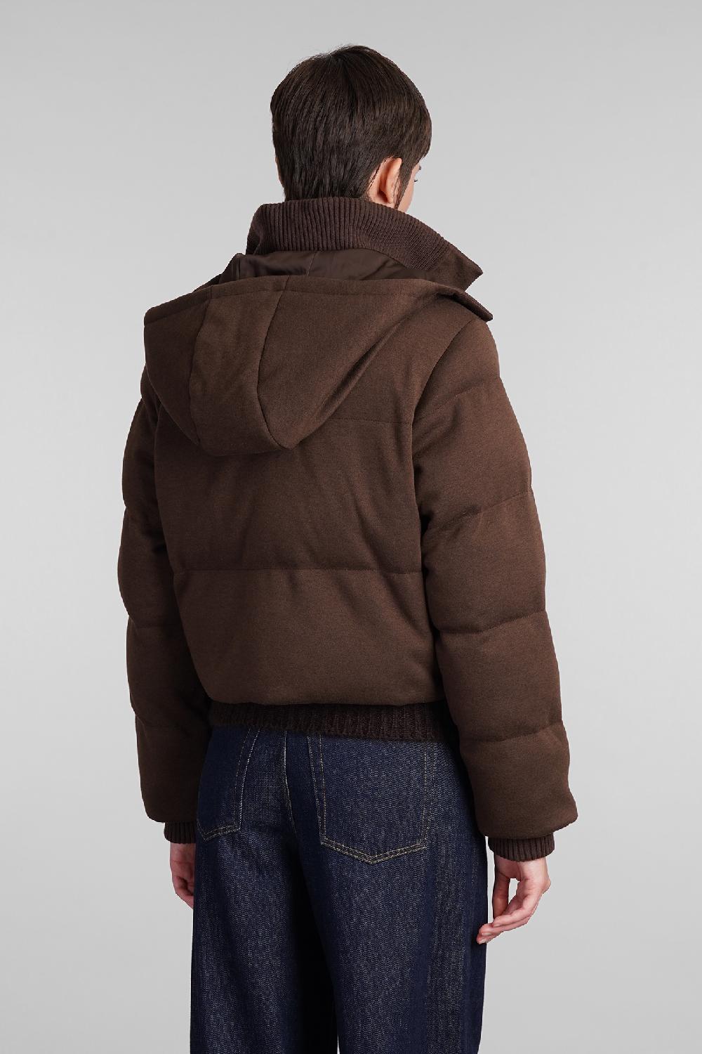 Deliberti Simkhai Piumino Lana In Poliestere Marrone Cod. 409623 - Deliberti The Luxury Shopping