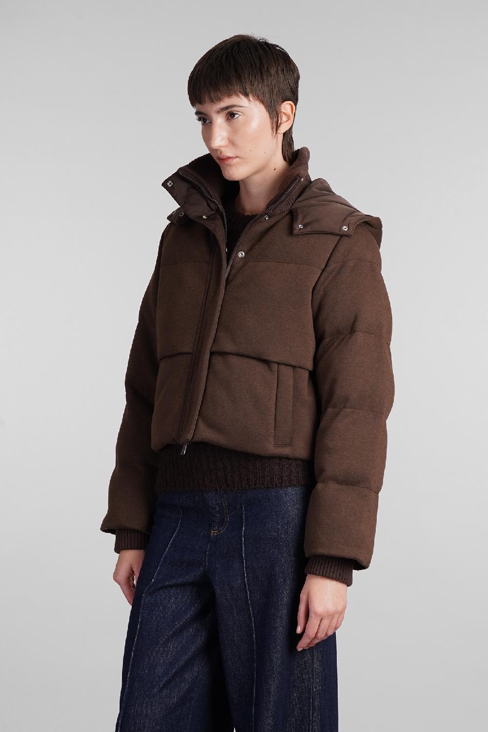 Deliberti Simkhai Piumino Lana In Poliestere Marrone Cod. 409623 - Deliberti The Luxury Shopping