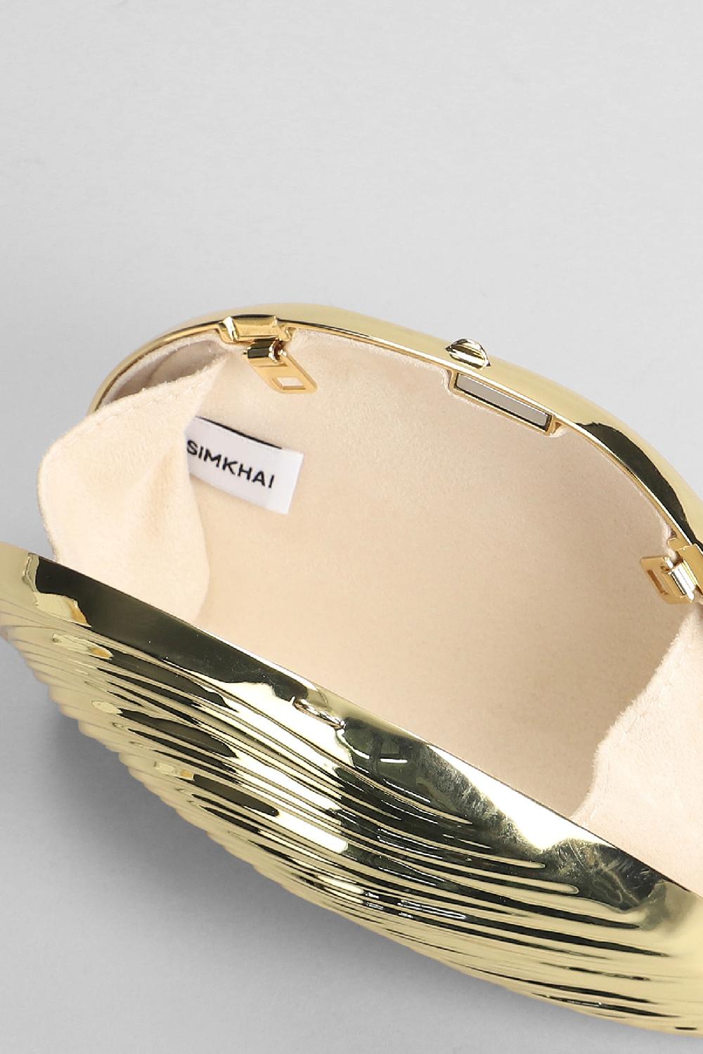 Deliberti Simkhai Pochette Bridget In Alluminio Oro Cod. 403506 - Deliberti The Luxury Shopping