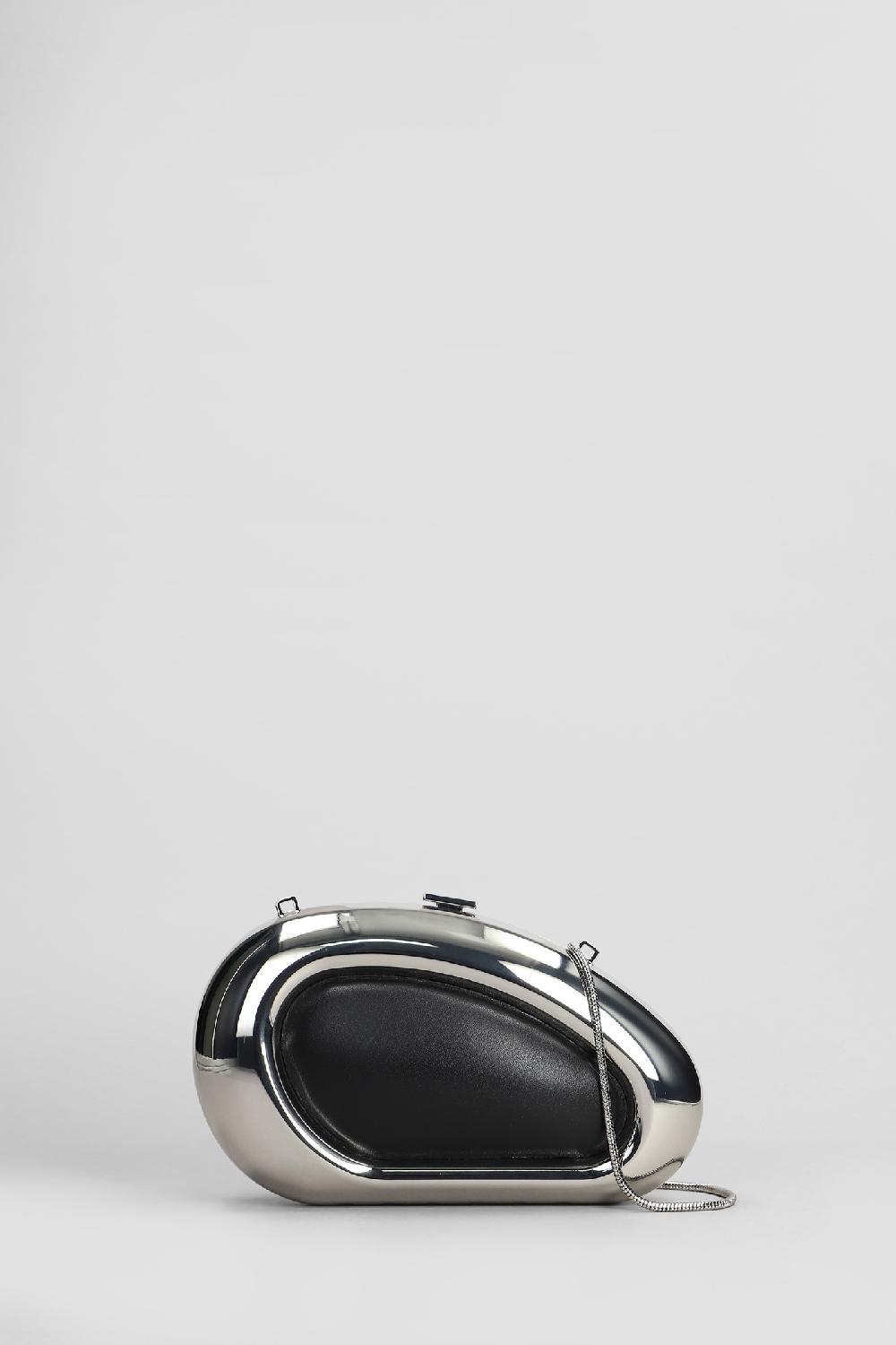 Deliberti Simkhai Pochette luna in lega metallica argento cod. 409628 - Deliberti The Luxury Shopping