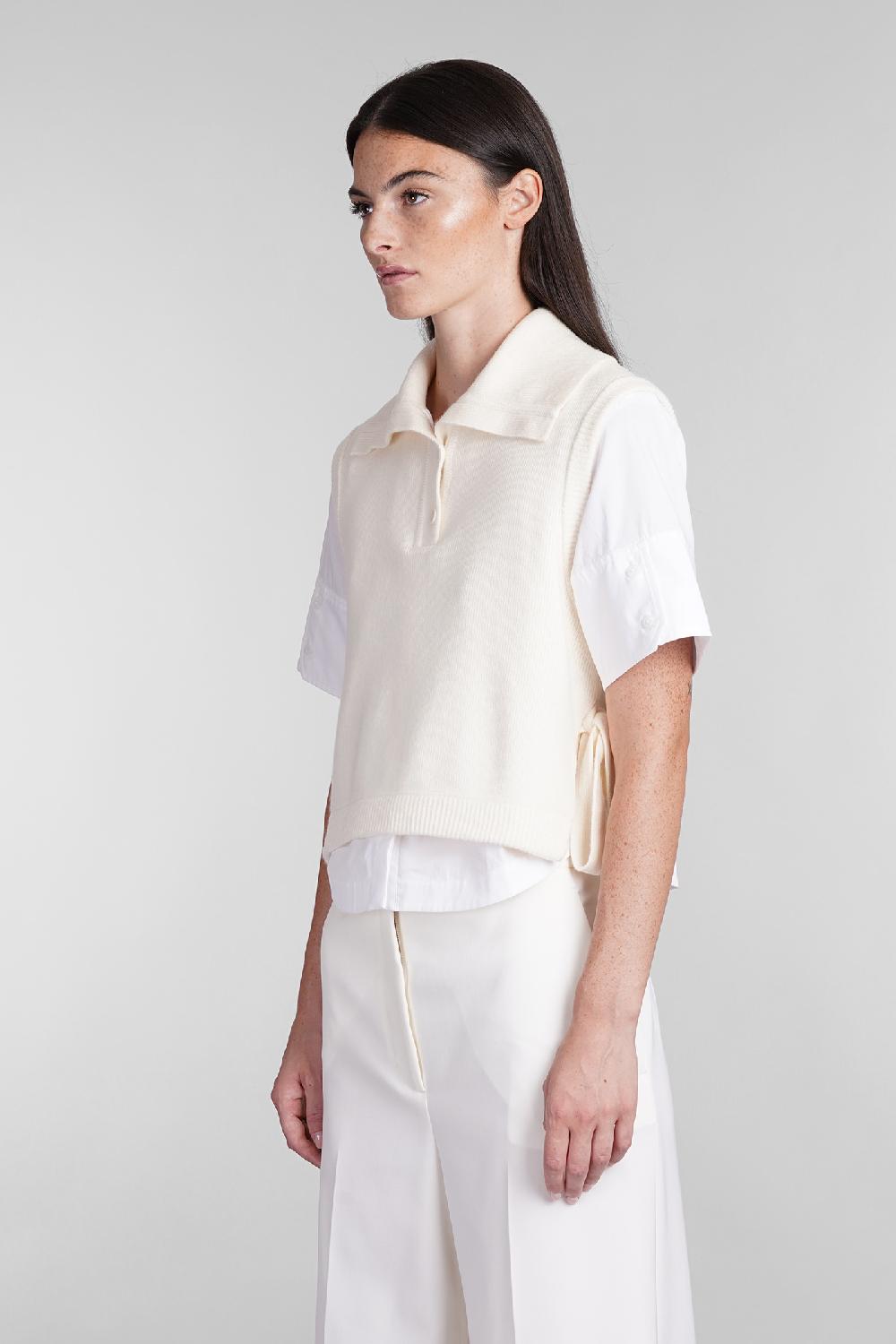 Deliberti Simkhai Topwear Leanna In Cotone Beige Cod. 403503 - Deliberti The Luxury Shopping