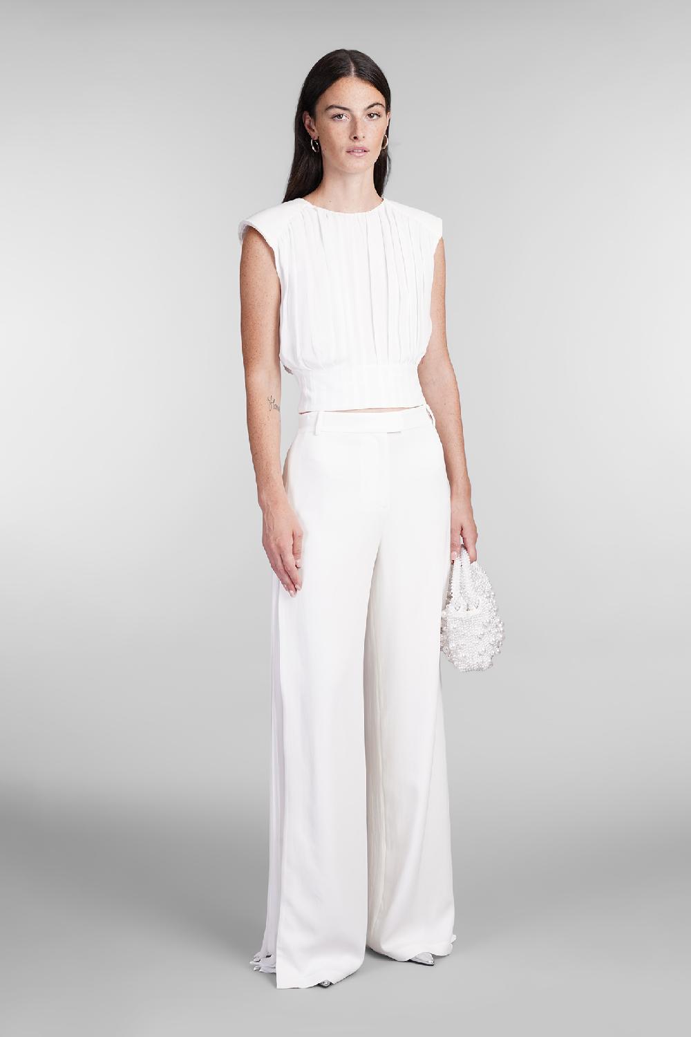 Deliberti Simkhai Topwear Matilda In Poliestere Bianco Cod. 403502 - Deliberti The Luxury Shopping