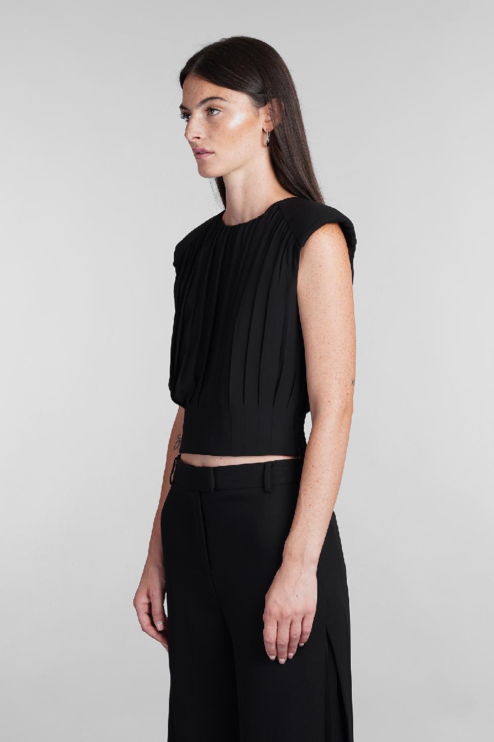 Deliberti Simkhai Topwear Matilda In Poliestere Nero Cod. 403501 - Deliberti The Luxury Shopping