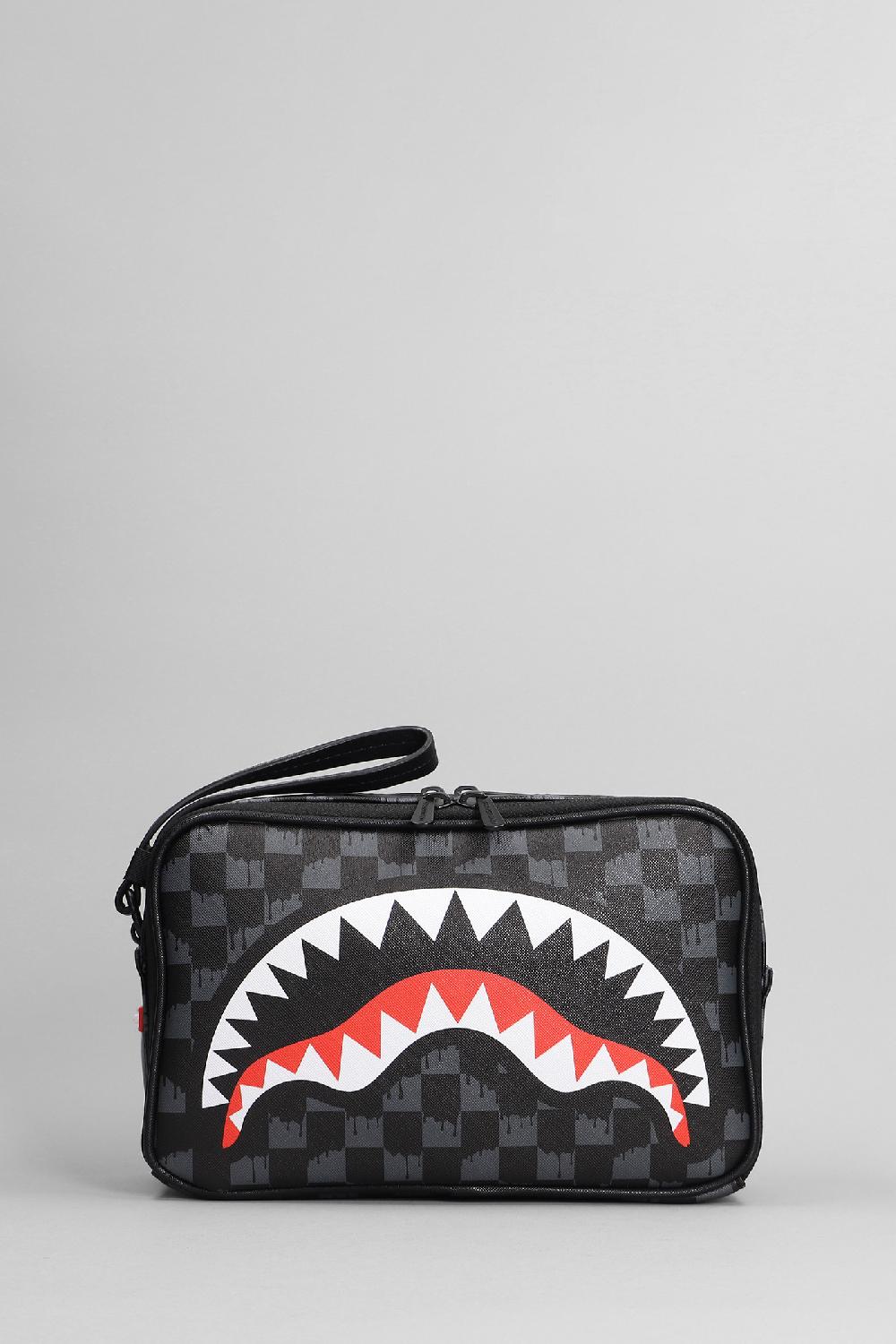 Deliberti Sprayground Pochette in pvc nero cod. 404804 - Deliberti The Luxury Shopping