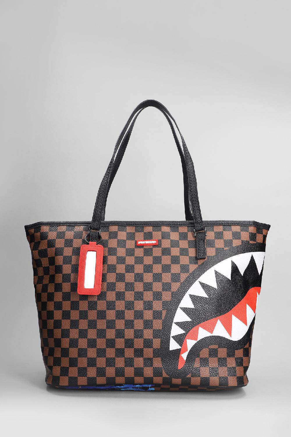 Deliberti Sprayground Tote In Pvc Marrone Cod. 404802 - Deliberti The Luxury Shopping