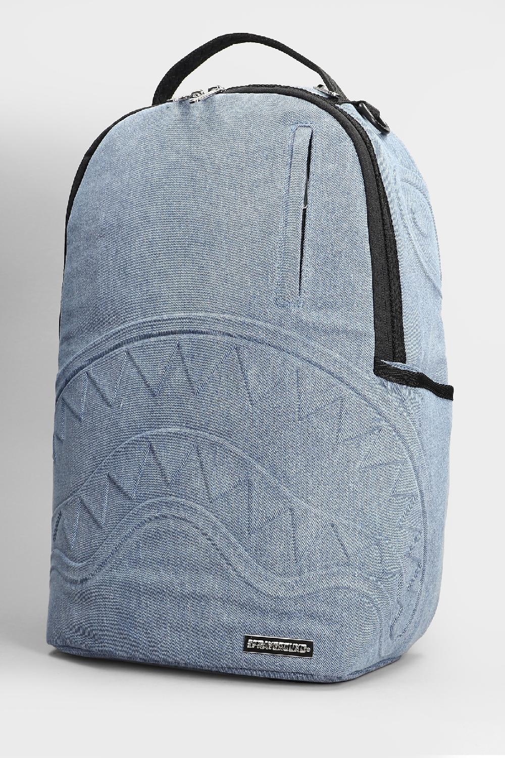 Deliberti Sprayground Zaino In Cotone Blu Cod. 408338 - Deliberti The Luxury Shopping