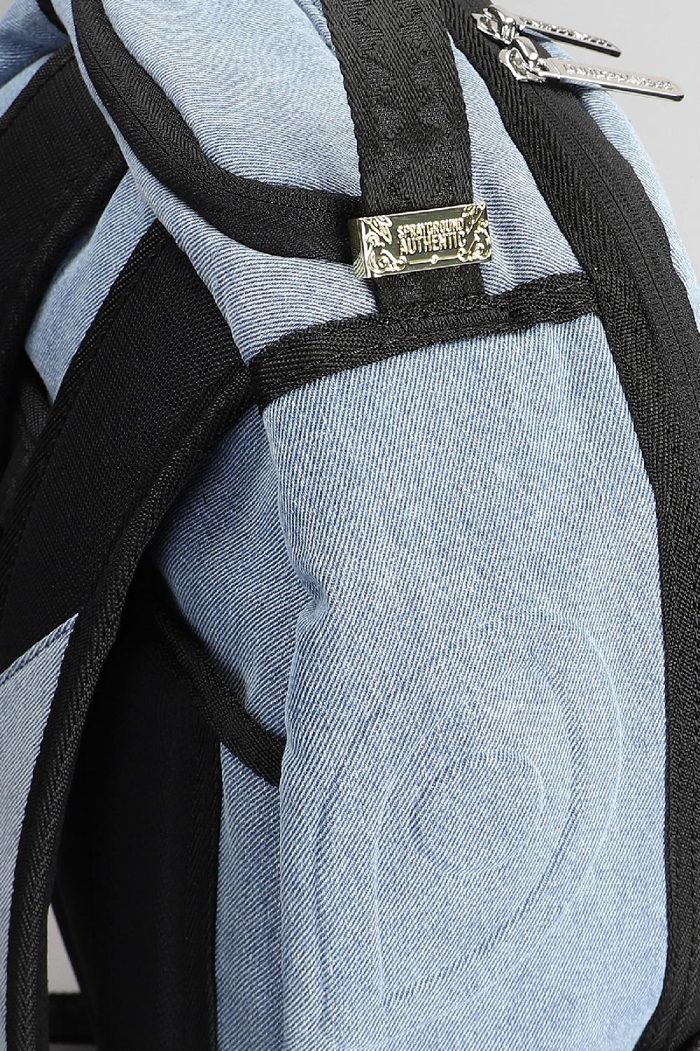 Deliberti Sprayground Zaino In Cotone Blu Cod. 408338 - Deliberti The Luxury Shopping