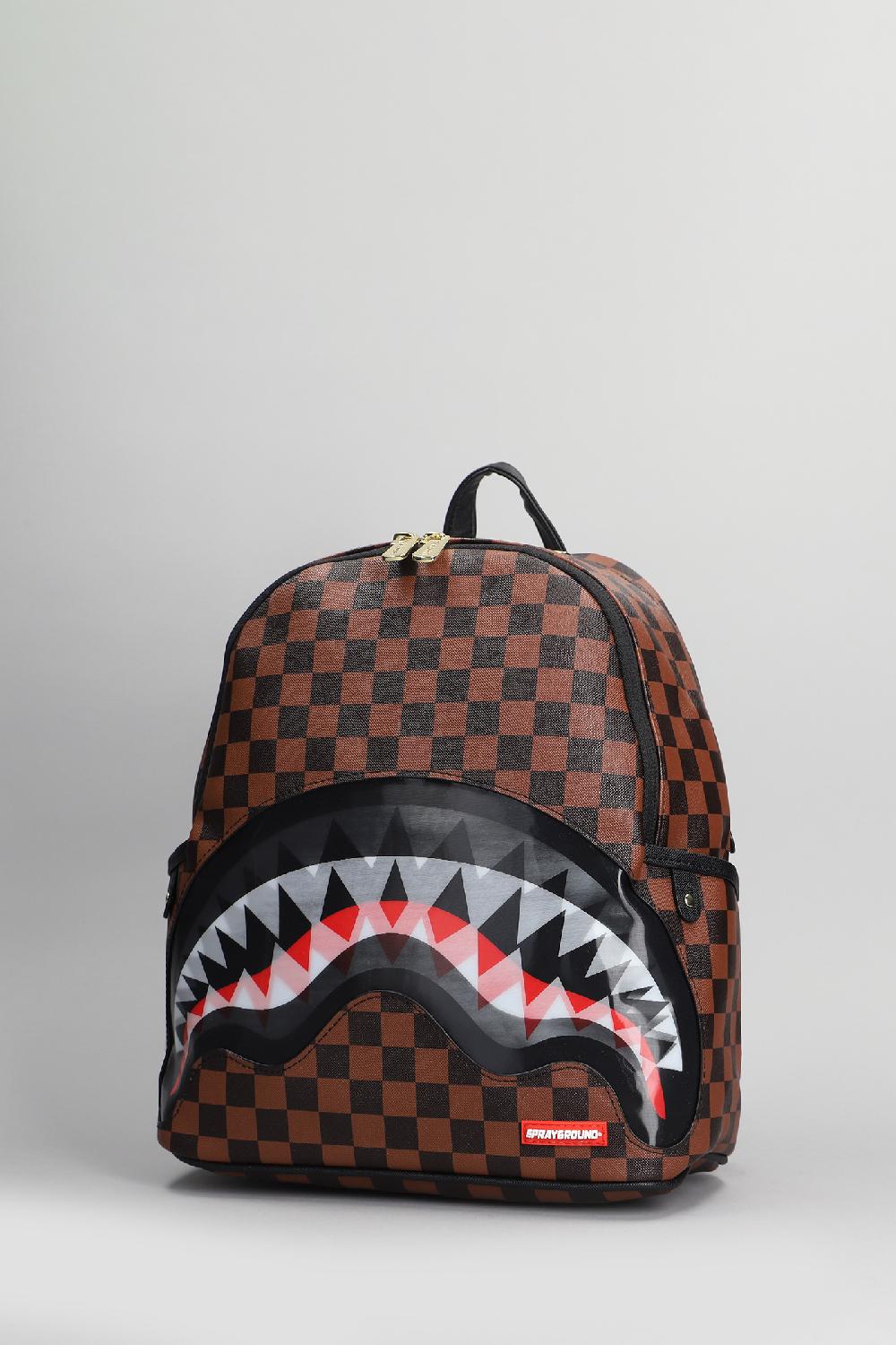 Deliberti Sprayground Zaino In Pvc Marrone Cod. 405980 - Deliberti The Luxury Shopping
