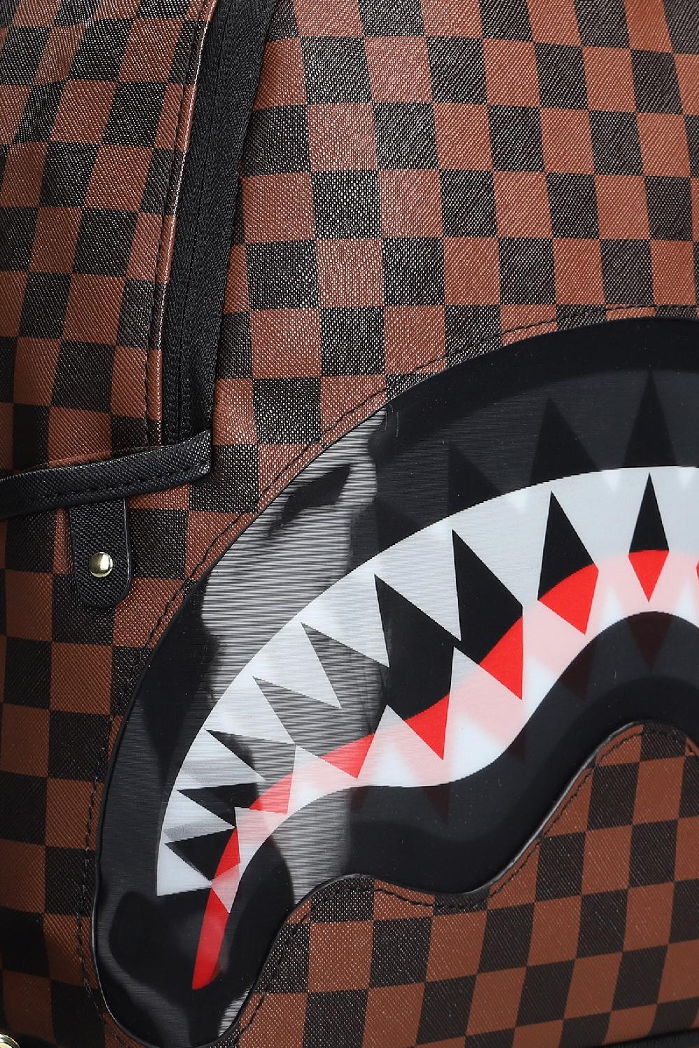 Deliberti Sprayground Zaino In Pvc Marrone Cod. 405980 - Deliberti The Luxury Shopping