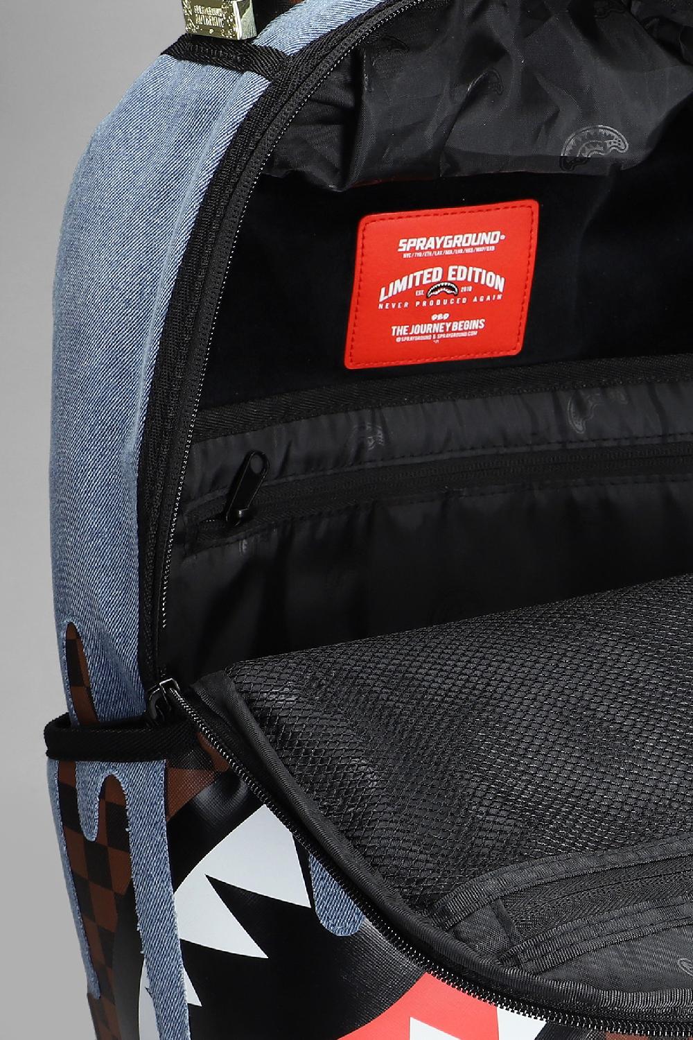 Deliberti Sprayground Zaino In Pvc Marrone Cod. 408337 - Deliberti The Luxury Shopping