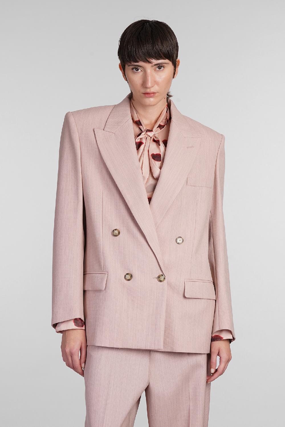 Deliberti Stella McCartney Blazer in lana rosa cod. 406979 - Deliberti The Luxury Shopping