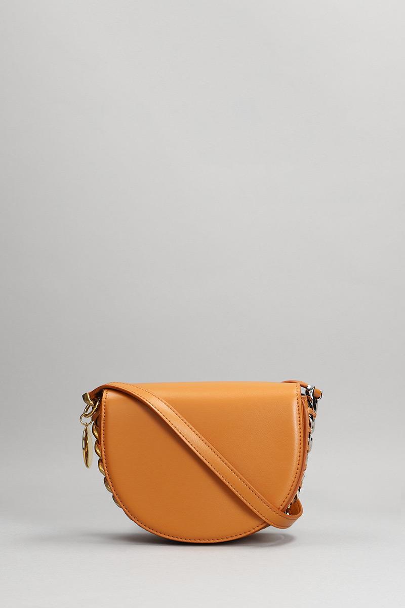 Deliberti Stella McCartney Borsa a spalla alter mat in ecopelle arancione cod. 356332 - Deliberti The Luxury Shopping