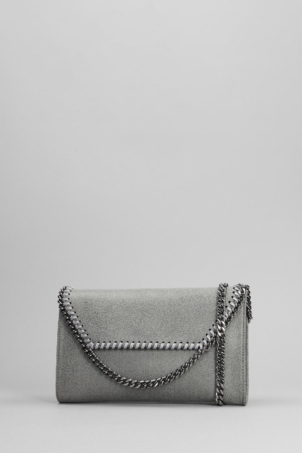 Deliberti Stella McCartney Borsa A Spalla Falabella In Ecopelle Grigia Cod. 391562 - Deliberti The Luxury Shopping
