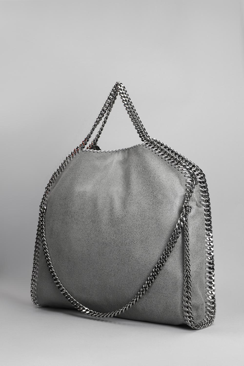 Deliberti Stella McCartney Borsa A Spalla Falabella In Ecopelle Grigia Cod. 309255 - Deliberti The Luxury Shopping