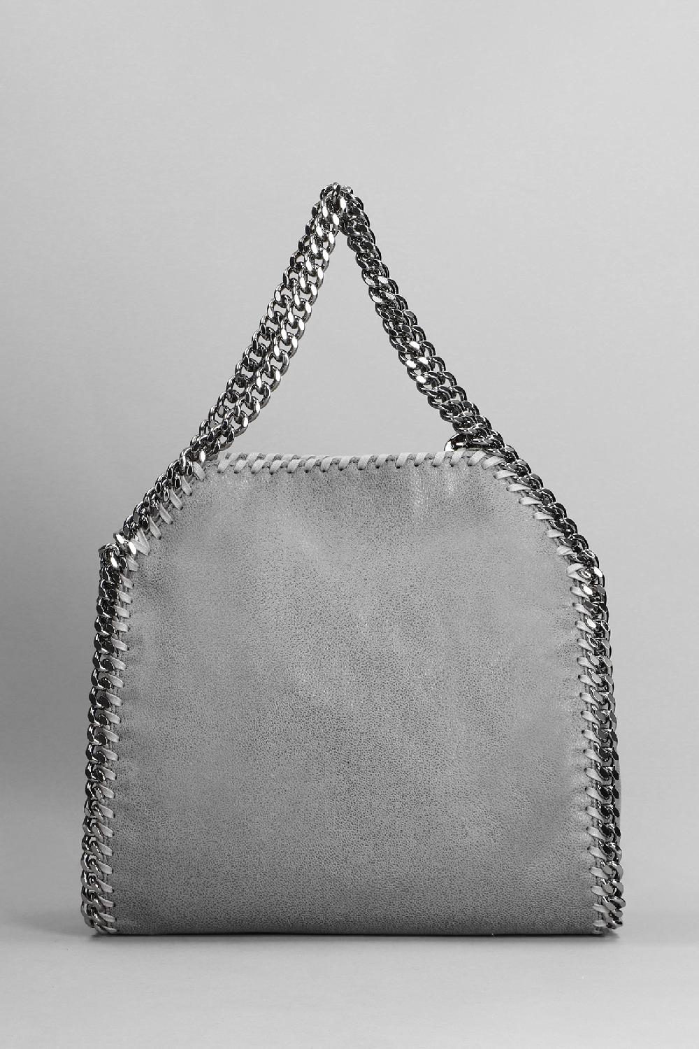 Deliberti Stella McCartney Borsa A Spalla Falabella In Ecopelle Grigia Cod. 316539 - Deliberti The Luxury Shopping