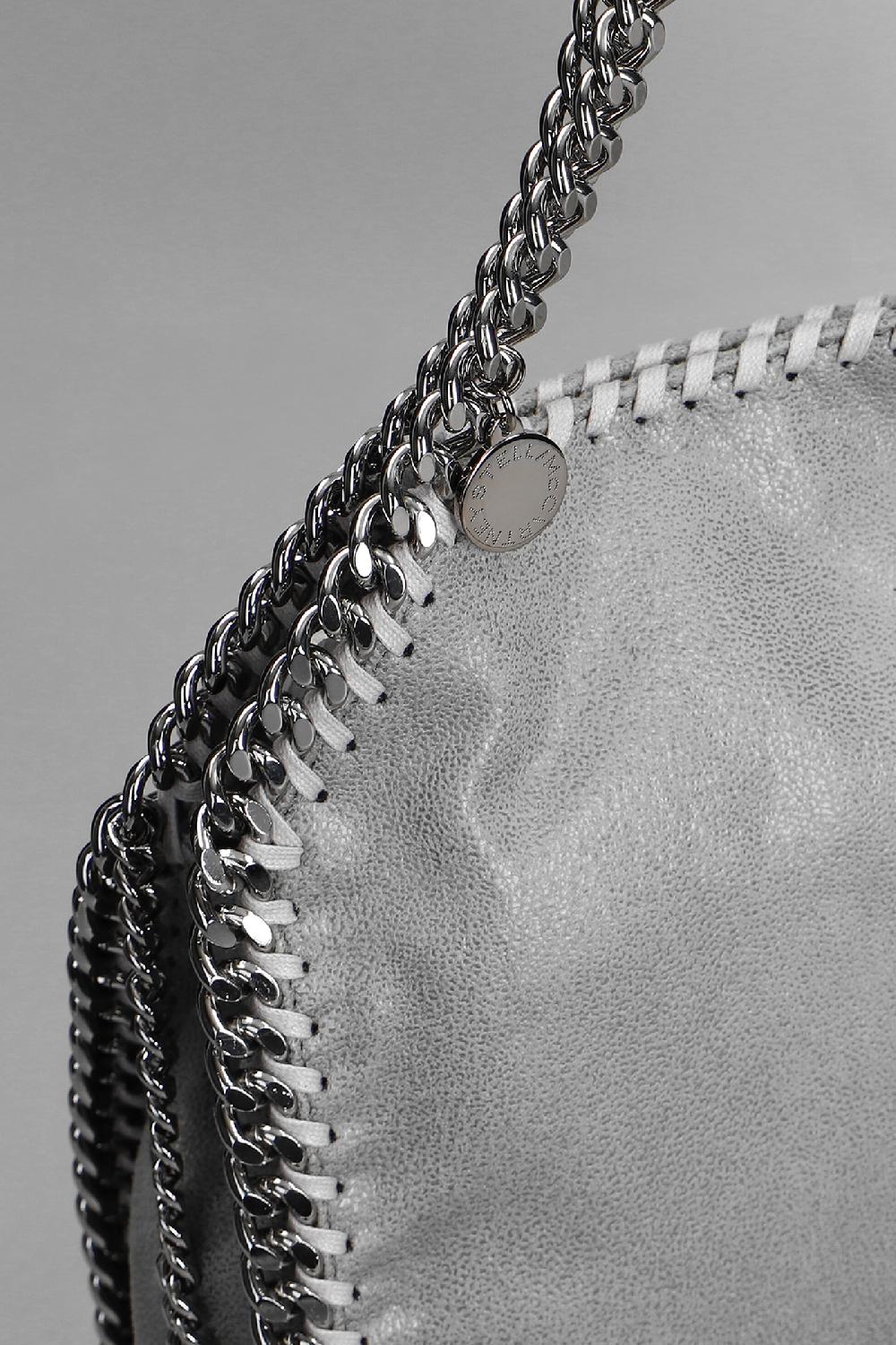 Deliberti Stella McCartney Borsa A Spalla Falabella In Ecopelle Grigia Cod. 316539 - Deliberti The Luxury Shopping