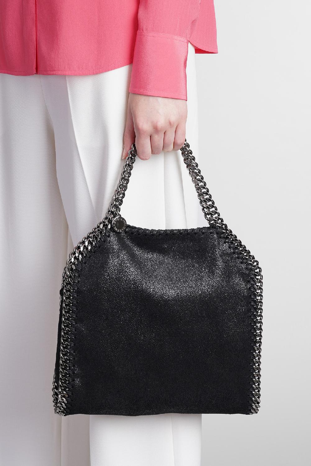 Deliberti Stella McCartney Borsa A Spalla Falabella In Ecopelle Nera Cod. 316646 - Deliberti The Luxury Shopping