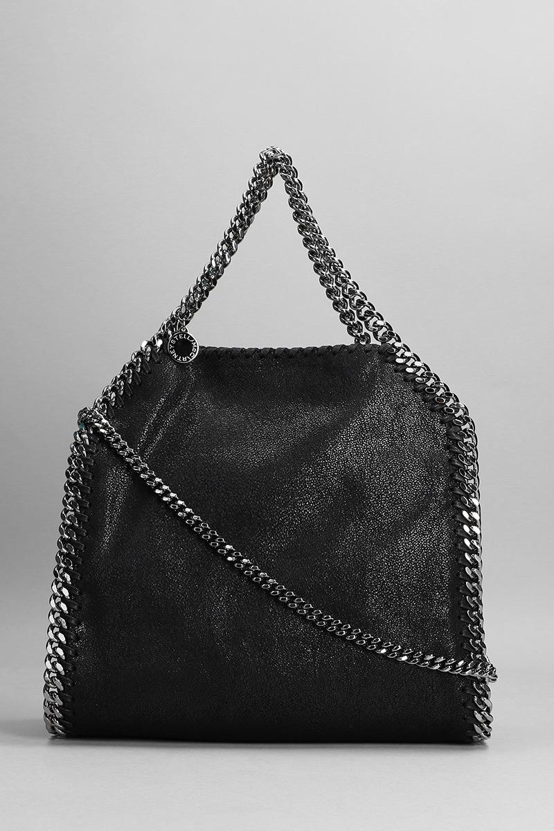 Deliberti Stella McCartney Borsa a spalla falabella in ecopelle nera cod. 316646 - Deliberti The Luxury Shopping