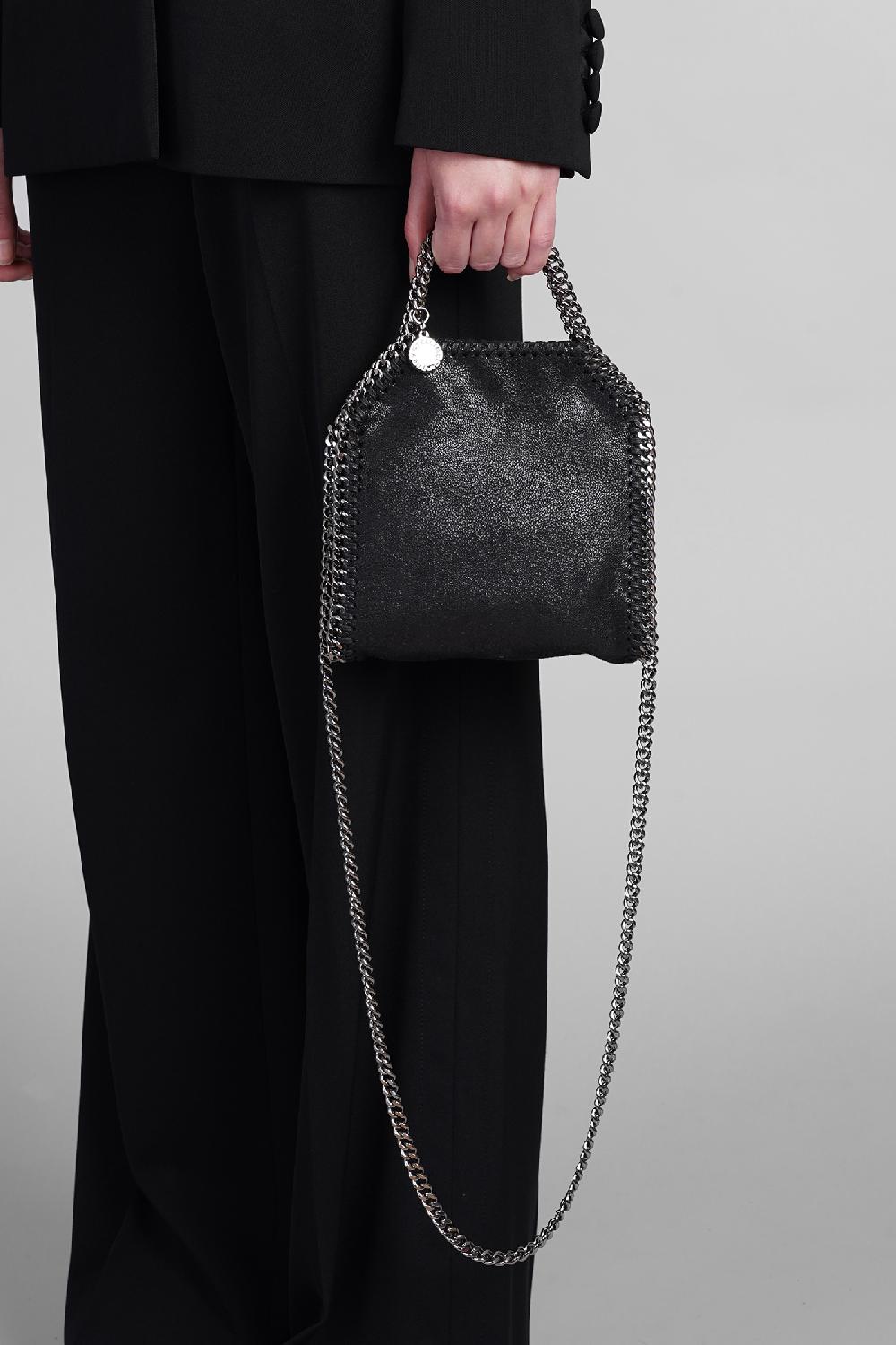 Deliberti Stella McCartney Borsa A Spalla Falabella In Ecopelle Nera Cod. 310233 - Deliberti The Luxury Shopping