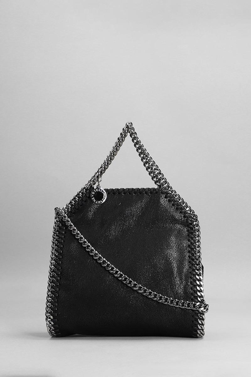 Deliberti Stella McCartney Borsa a spalla falabella in ecopelle nera cod. 310233 - Deliberti The Luxury Shopping