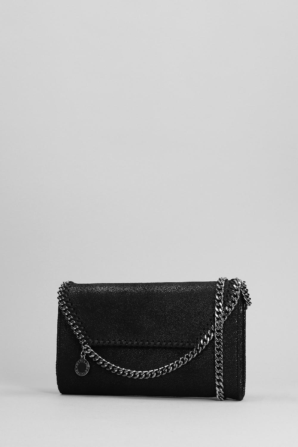 Deliberti Stella McCartney Borsa A Spalla Falabella In Ecopelle Nera Cod. 391563 - Deliberti The Luxury Shopping