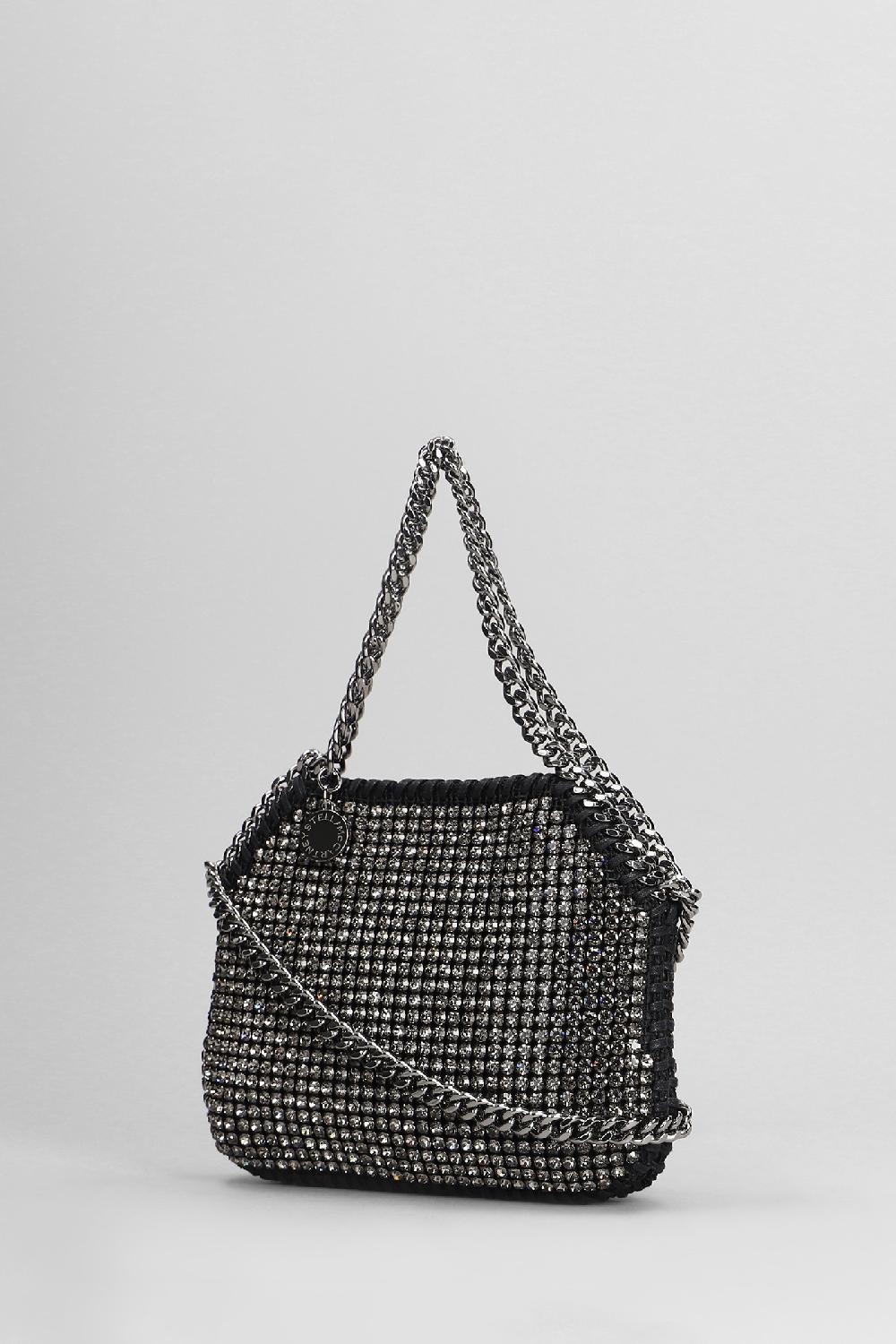 Deliberti Stella McCartney Borsa A Spalla Falabella In Poliammide Nera Cod. 402915 - Deliberti The Luxury Shopping