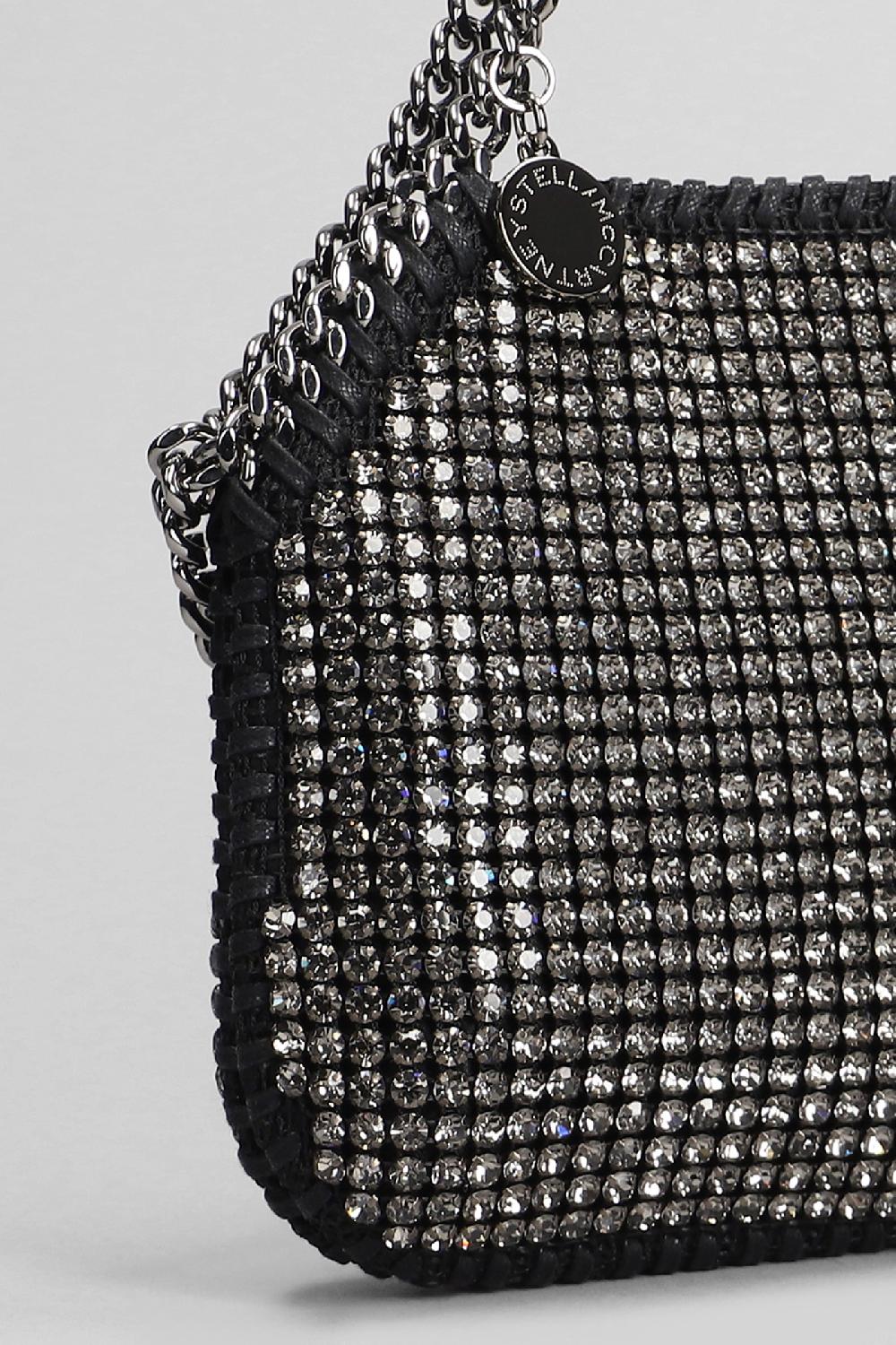 Deliberti Stella McCartney Borsa A Spalla Falabella In Poliammide Nera Cod. 402915 - Deliberti The Luxury Shopping