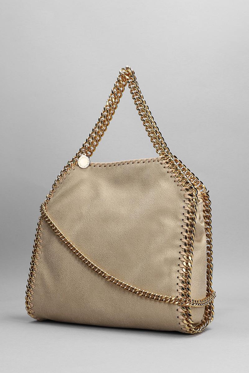 Deliberti Stella McCartney Borsa A Spalla Falabella In Poliestere Beige Cod. 317369 - Deliberti The Luxury Shopping